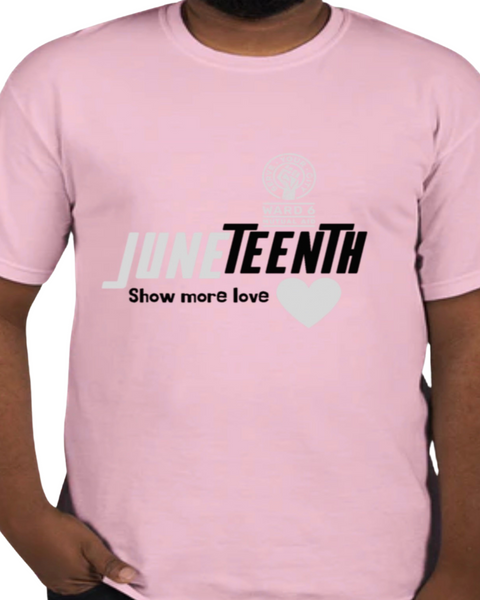 Light Pink Juneteenth T-Shirt